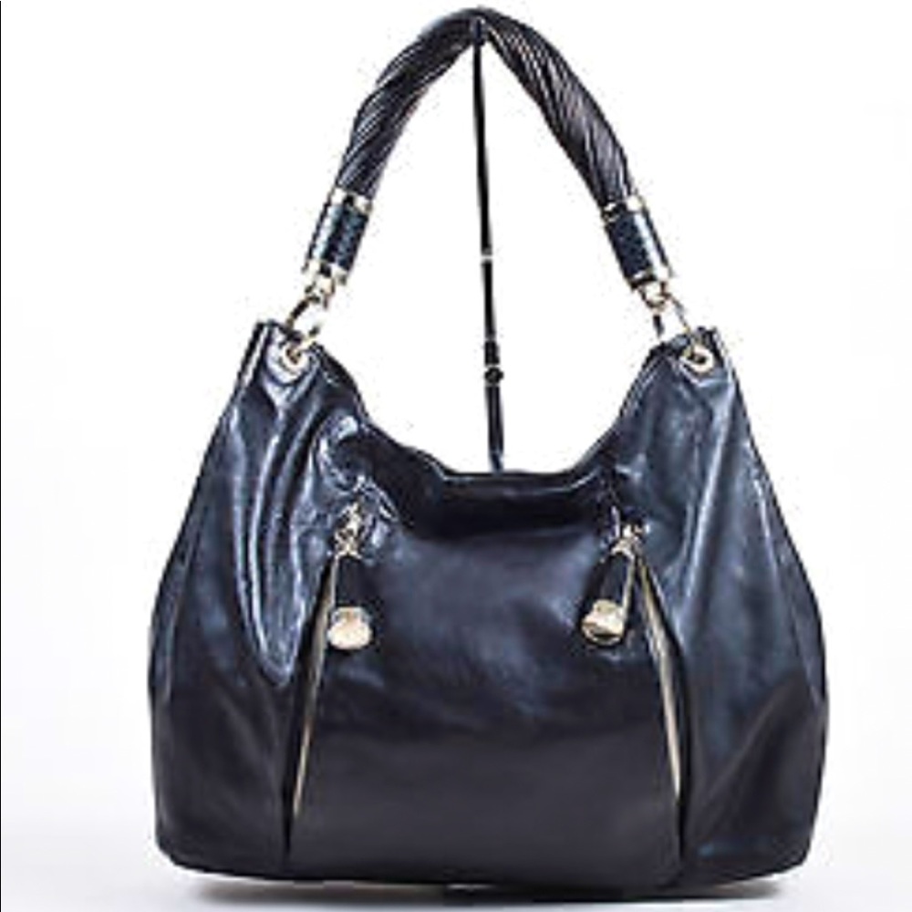 ⭐️Michael Kors Vintage leather tote, linen interior + storage dust bag